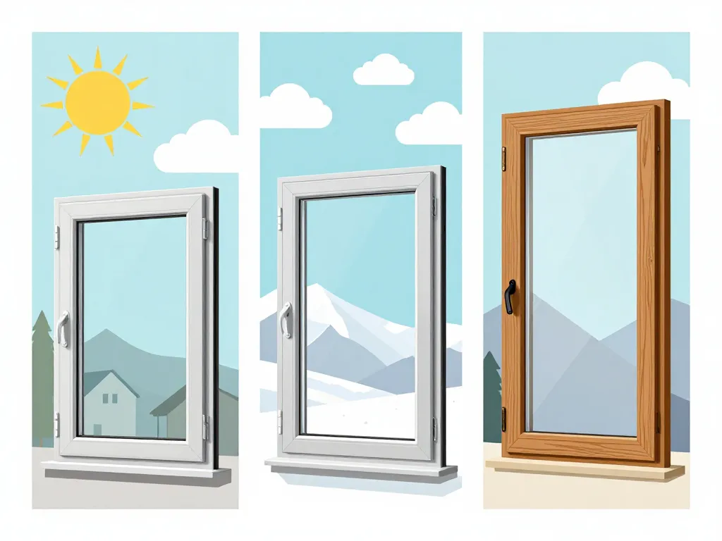 Différents types de baie vitrée fixe selon le climat