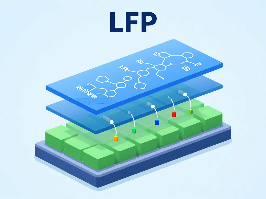 schéma batterie lfp chimie interne et sécurité