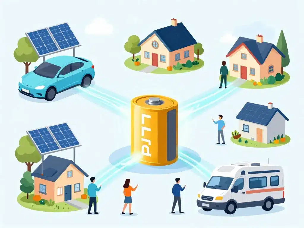 batterie lfp applications voiture électrique solaire stockage