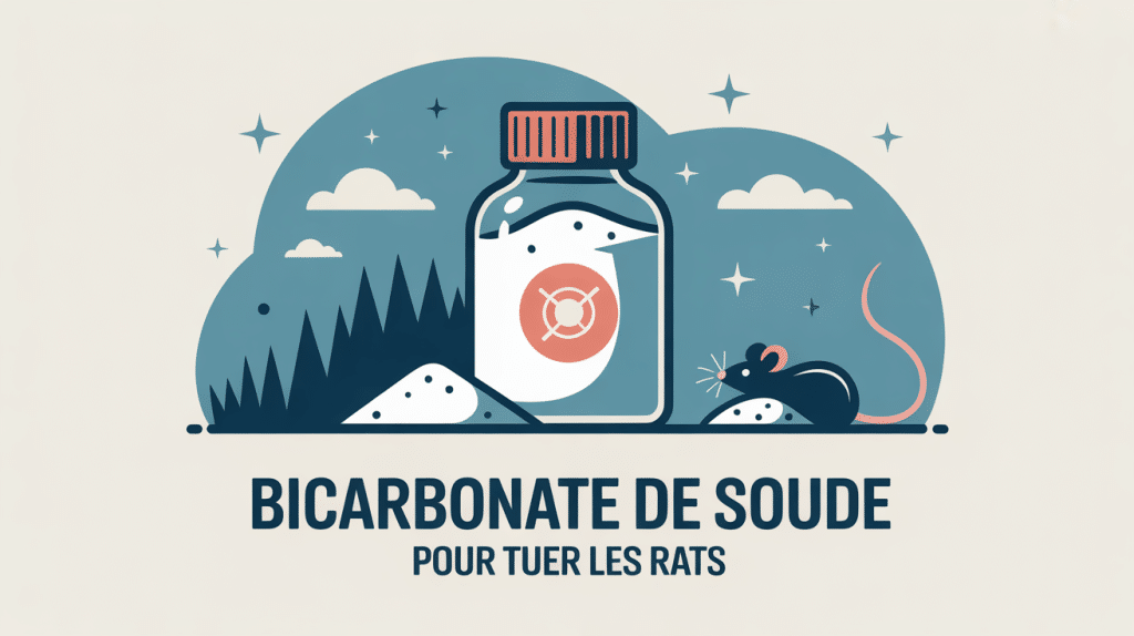 illustration bicarbonate de soude pour tuer les rats titre