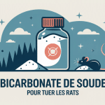 illustration bicarbonate de soude pour tuer les rats titre