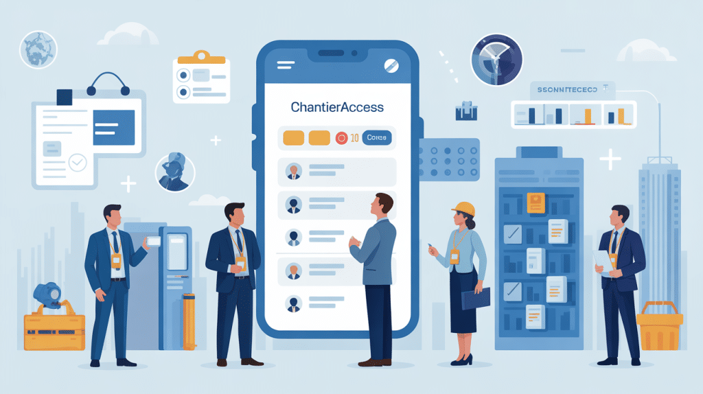 illustration chantieraccess gestion accès chantier