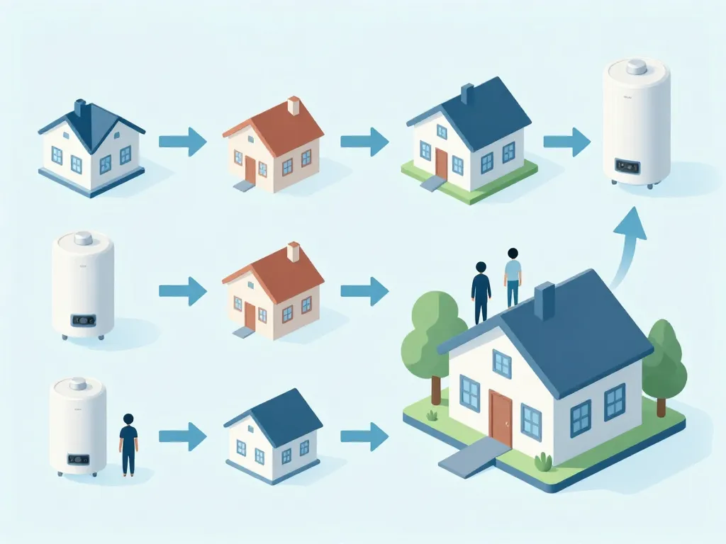 diagramme chauffe eau altech adapté à chaque type d’habitat
