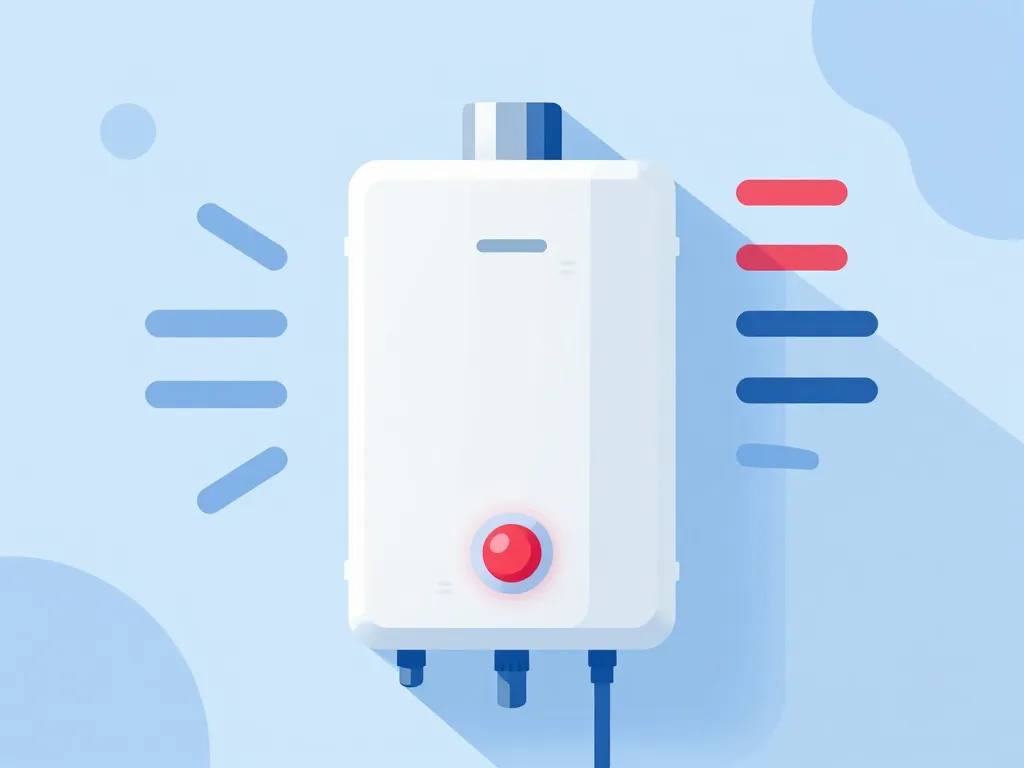 chauffe-eau voyant rouge fixe symbole lumière rouge