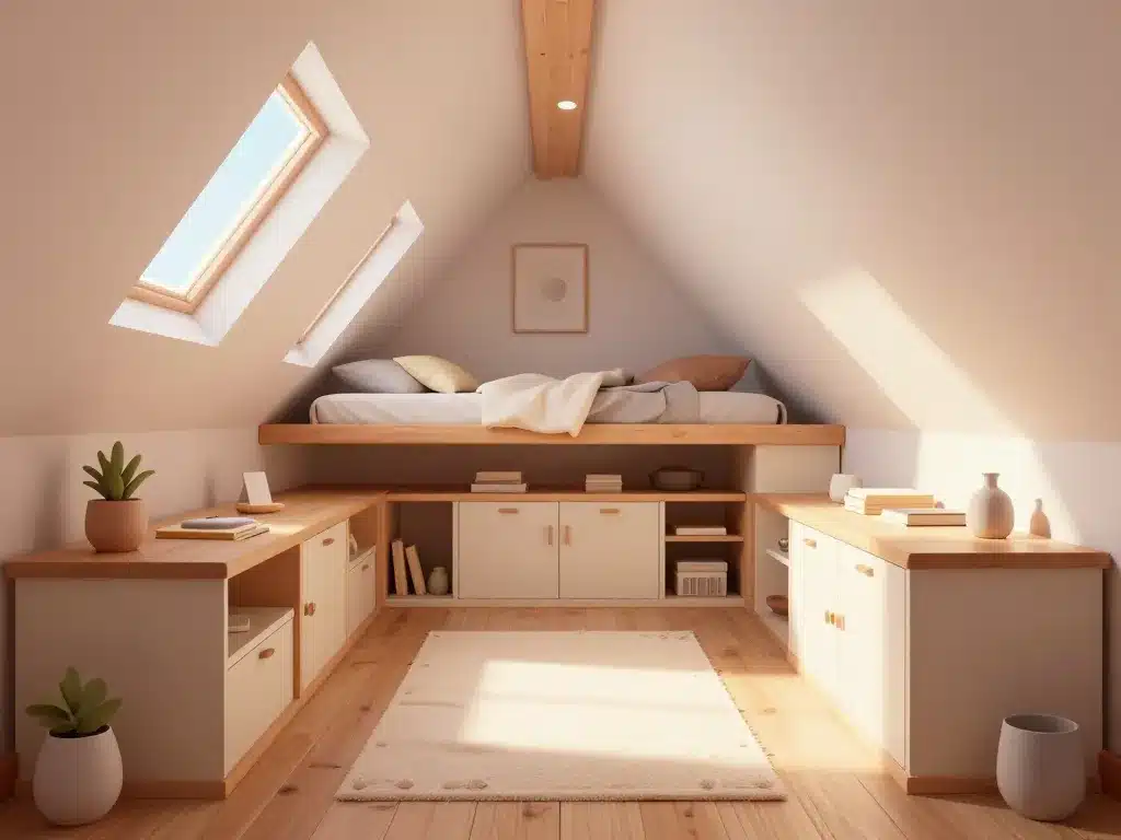 optimiser espace combles aménagés faible hauteur