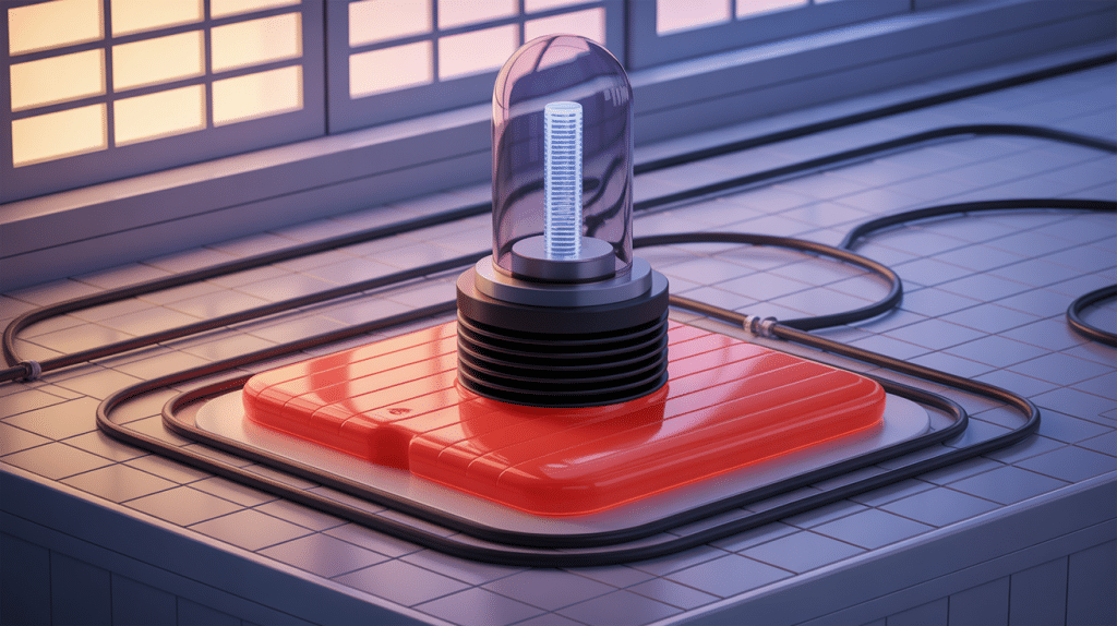 illustration dépannage débitmètre plancher chauffant ne bouge pas