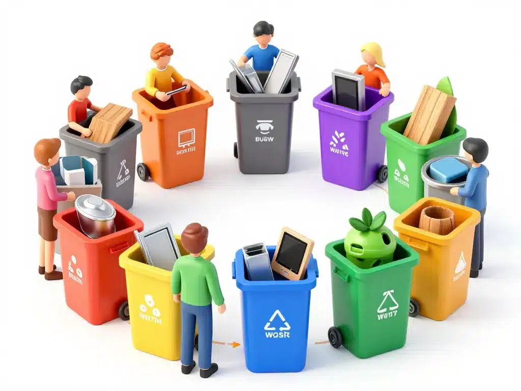 déchèterie coublevie schéma tri des déchets