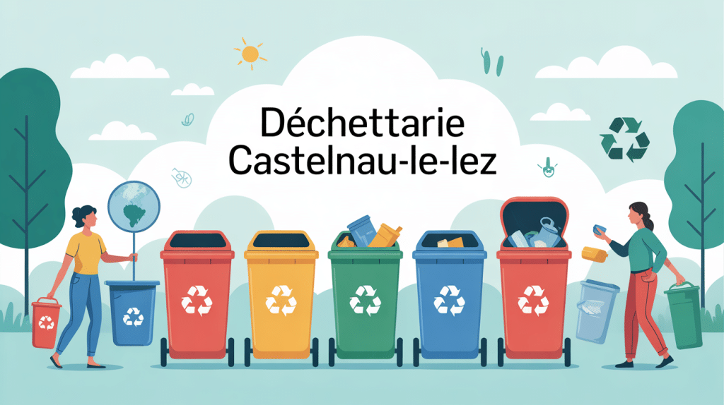 gestion des déchets déchetterie castelnau le lez
