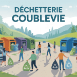 illustration déchetterie coublevie écologique et organisée