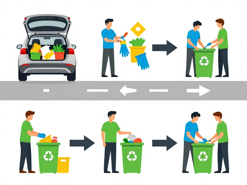 tri sécurité consignes déchetterie coublevie