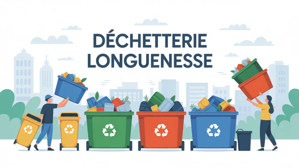 Illustration déchetterie Longuenesse dépôt tri déchets