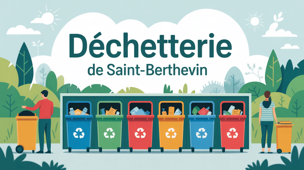 déchetterie saint berthevin vue générale tri écologique