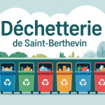 déchetterie saint berthevin vue générale tri écologique