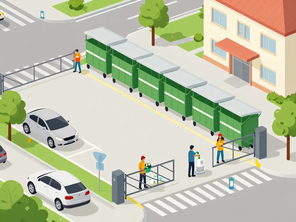 accès déchetterie villechien site moderne