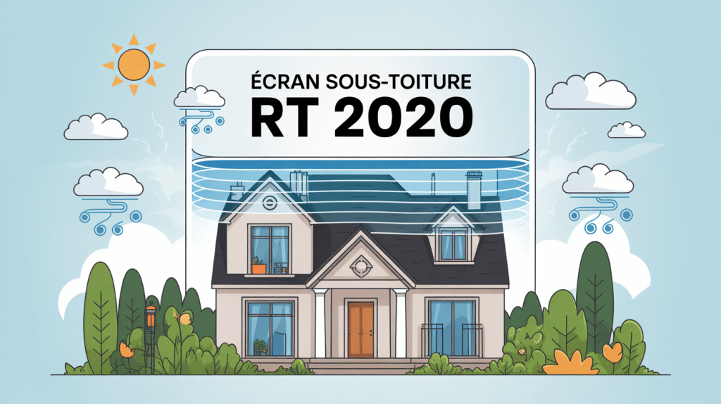illustration écran sous-toiture obligatoire rt 2020 modernité et protection
