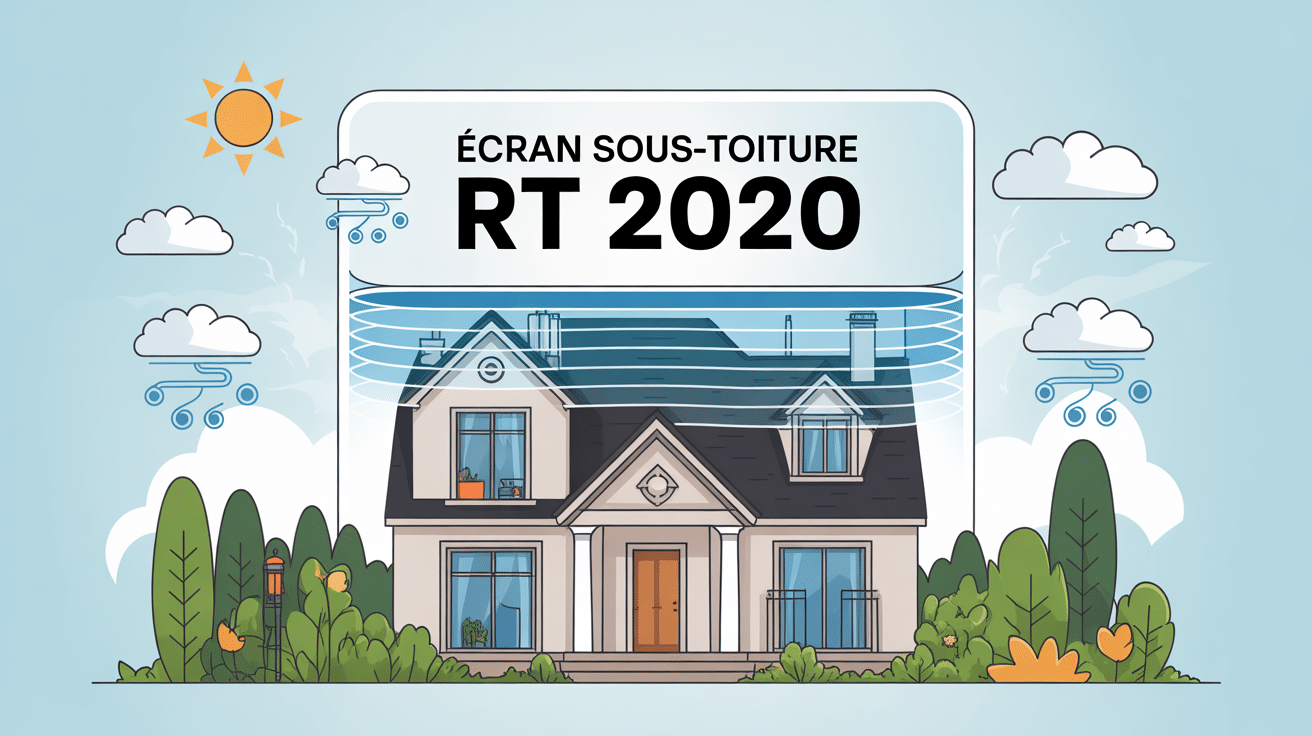 illustration écran sous-toiture obligatoire rt 2020 modernité et protection