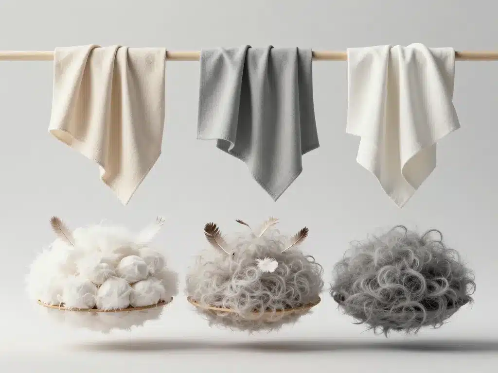 édredon grand-mère différents garnissages duvet plume synthétique