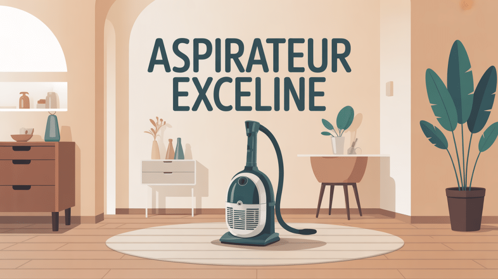 exceline aspirateur mis en valeur chez soi