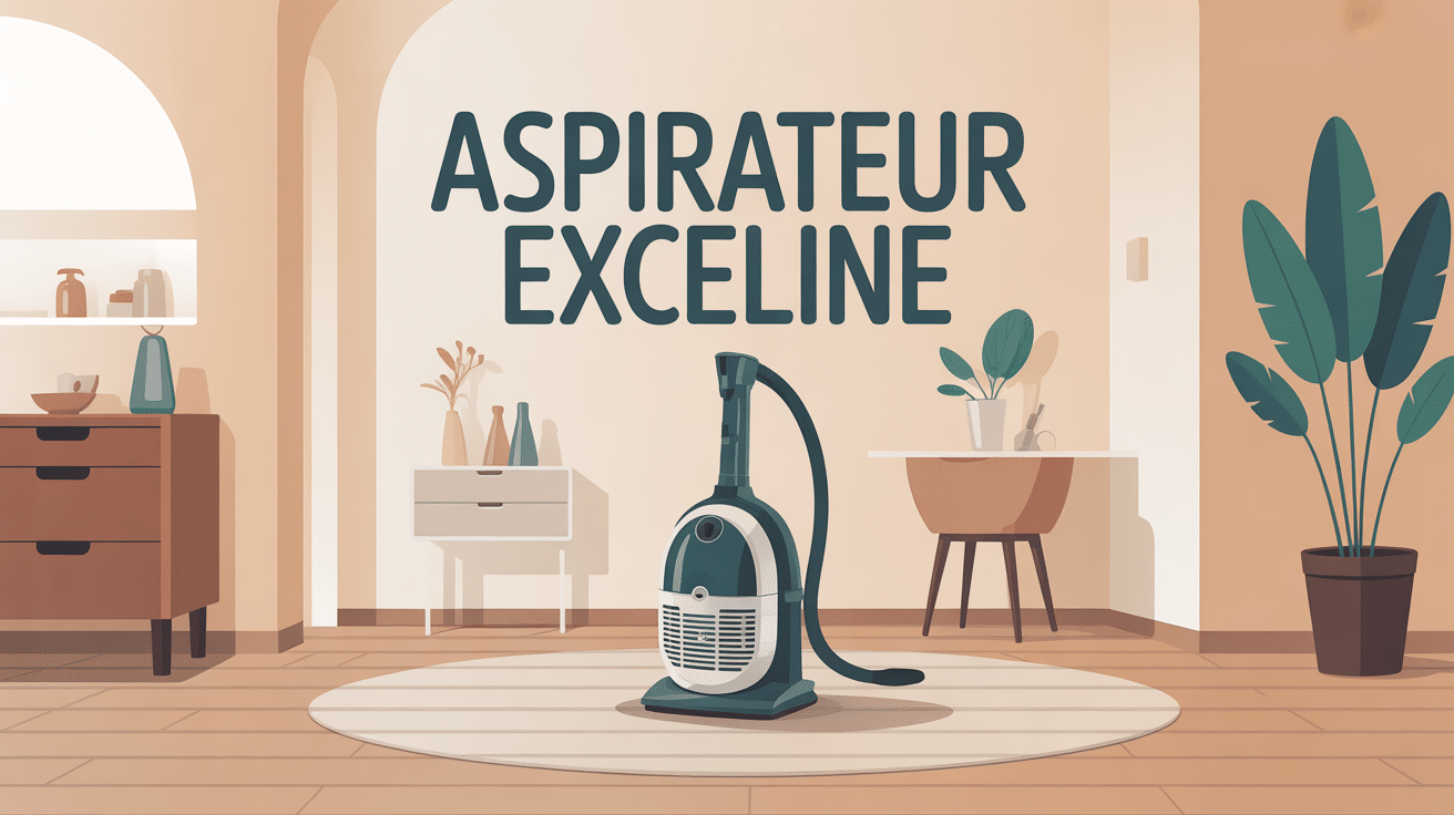 exceline aspirateur mis en valeur chez soi