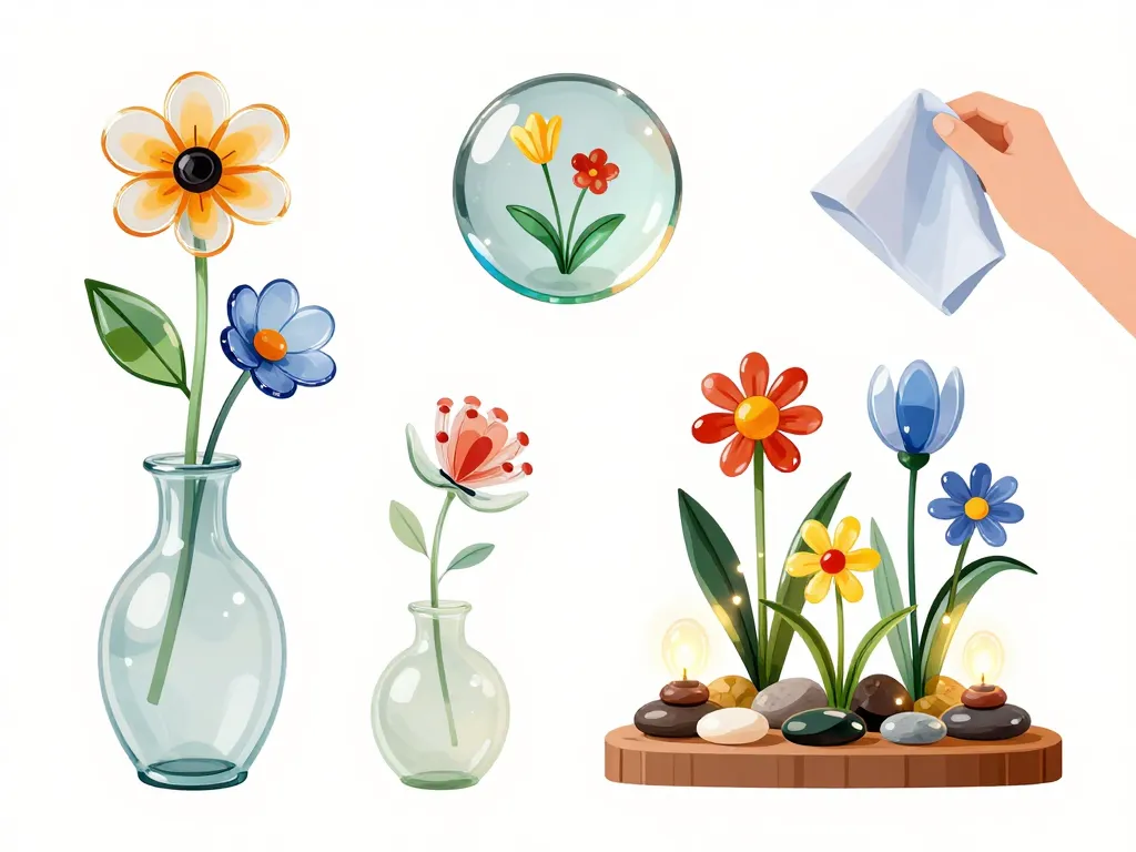 diagramme usages et entretien fleur de verre