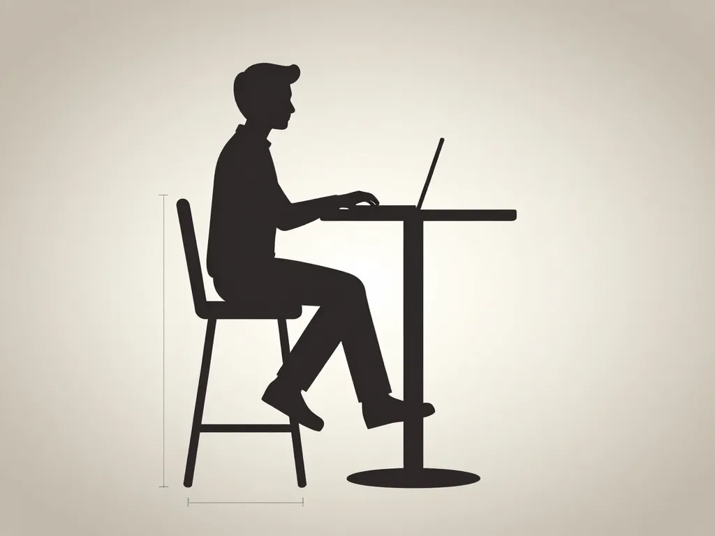 hauteur table haute mesures ergonomiques