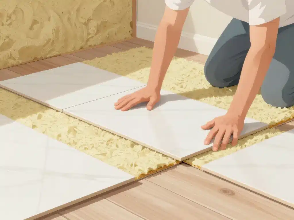 installation isolation thermique sous carrelage sans chape étape par étape