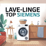 lave linge top siemens illustration appartement compact
