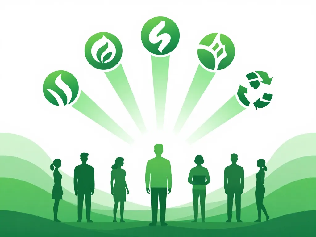 logos vert influence perception symbolique