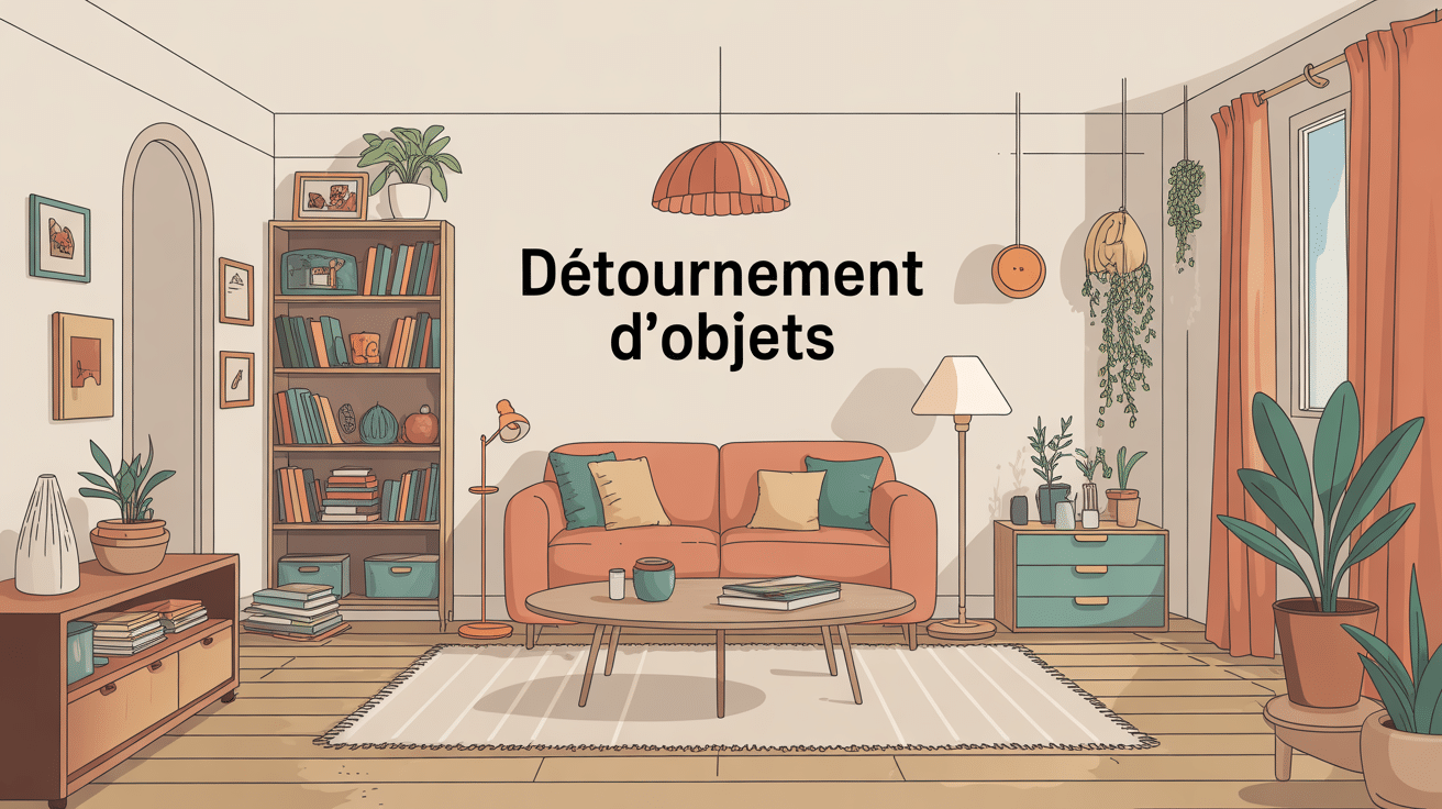 objet détourné de leur fonction en déco moderne et chaleureuse