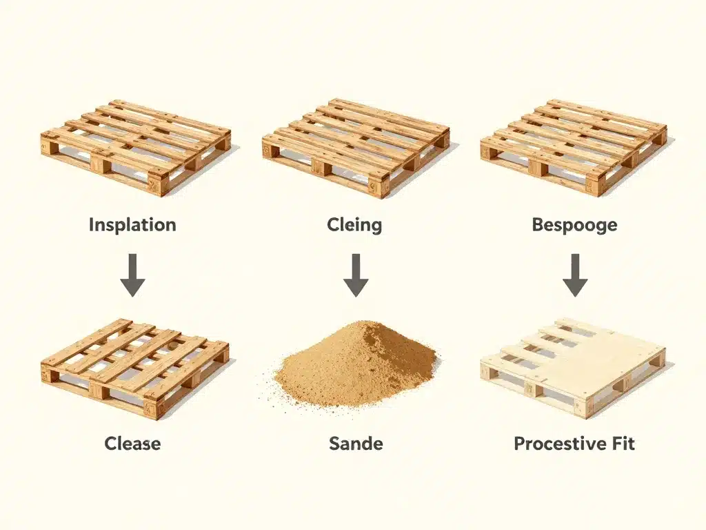 palette bois gratuite brico dépôt préparation étape sécurité