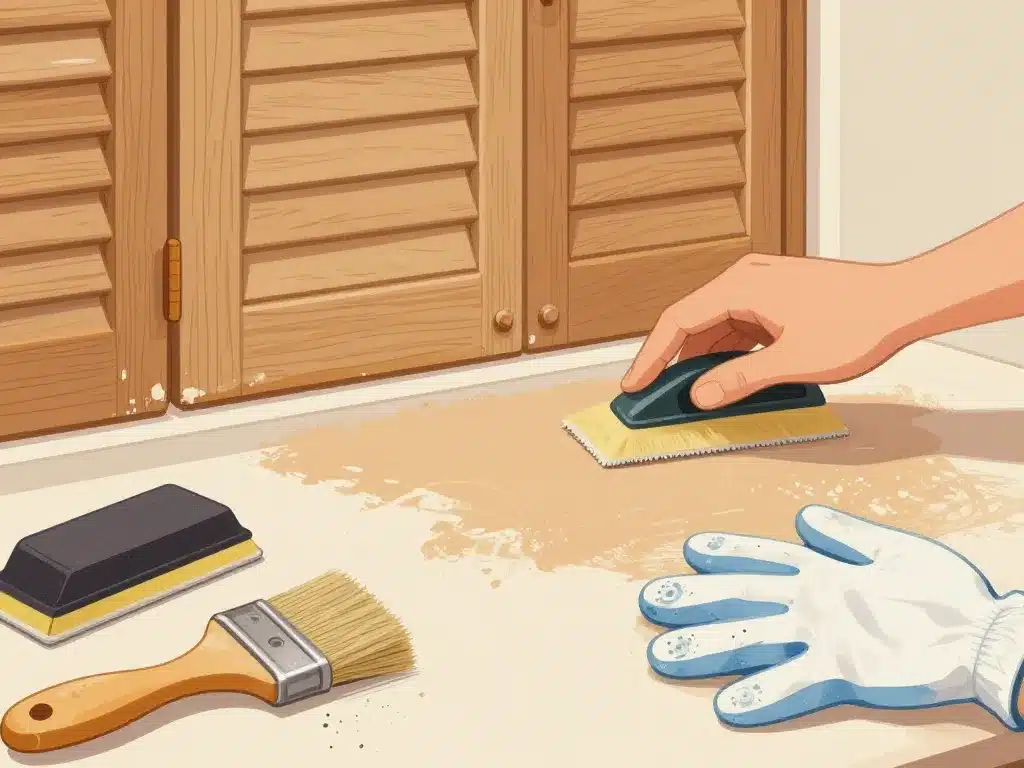 peut on mettre de la lasure sur de la peinture préparation de surface avant lasure