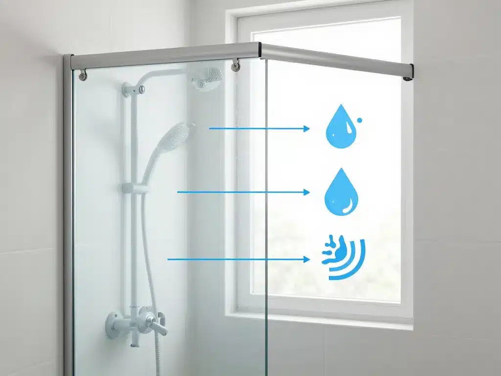 solutions protection fenetre douche contre humidité et vis-à-vis