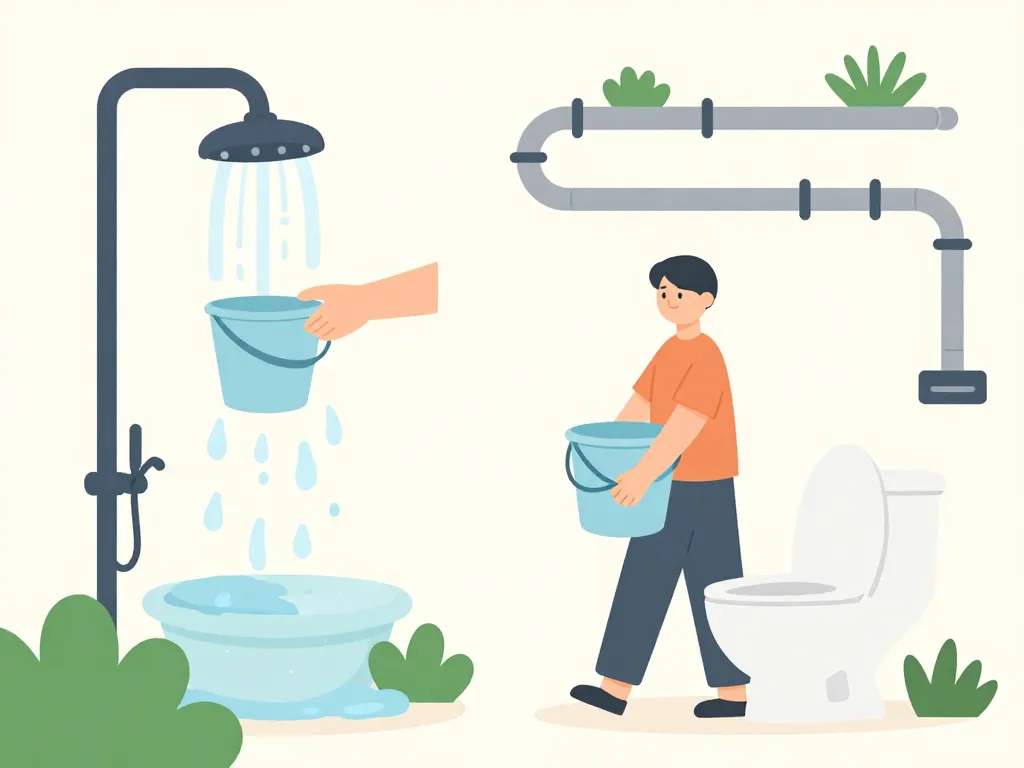 méthodes simples recycler eau douche