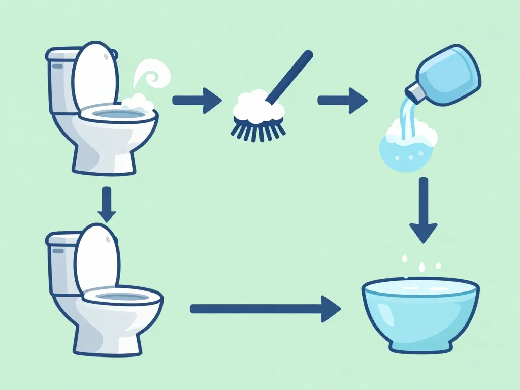 Solutions nettoyage petit vers noir dans les toilettes