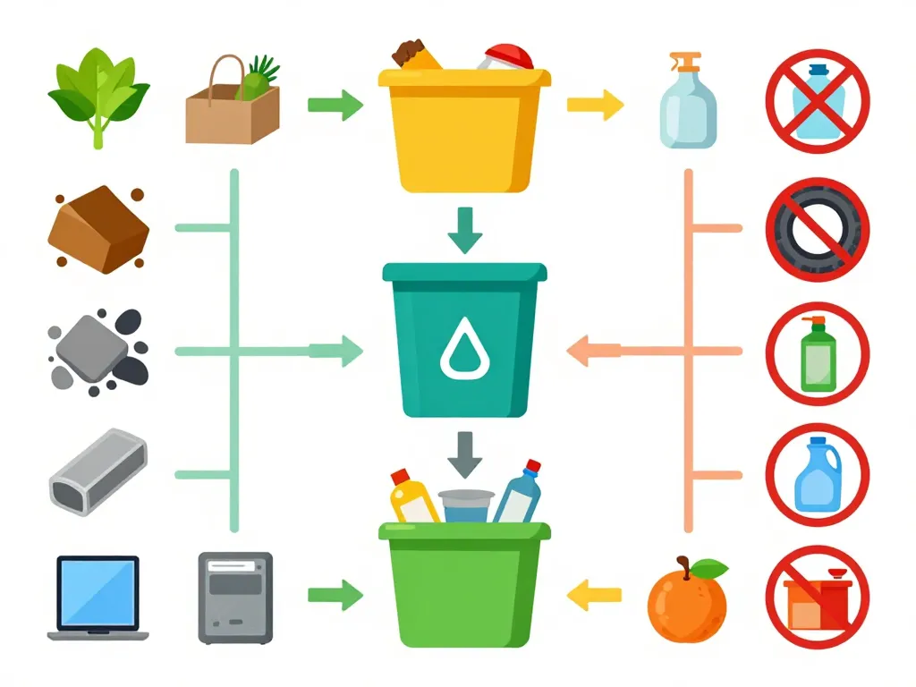 déchets acceptés et refusés déchetterie tonnay charente
