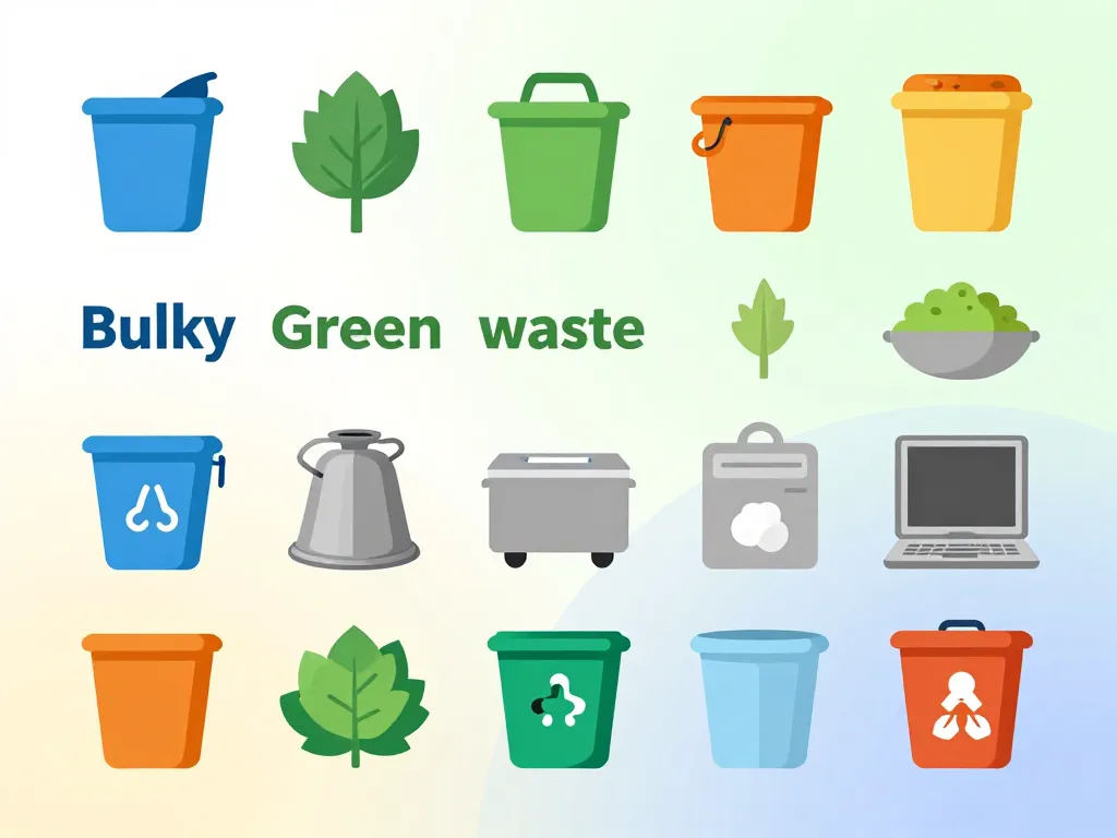 types de déchets triés déchetterie vandoeuvre