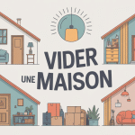 vide maison comment faire illustration organisation débarras