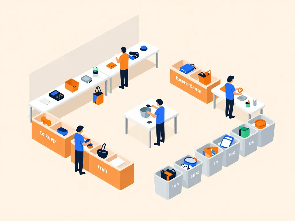 vide maison comment faire tri objets organisation