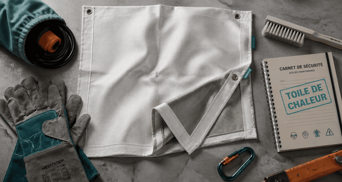 toile de chaleur fibre de verre et silice