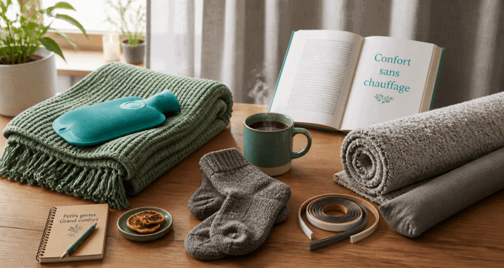 comment chauffer une maison sans chauffage objets et astuces