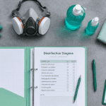 Desinfection diogene gants masque checklist