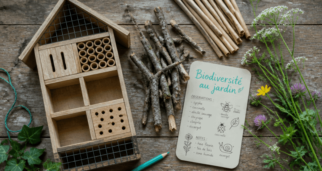 hôtel à insectes inconvénients, compartiments vides et observation biodiversité