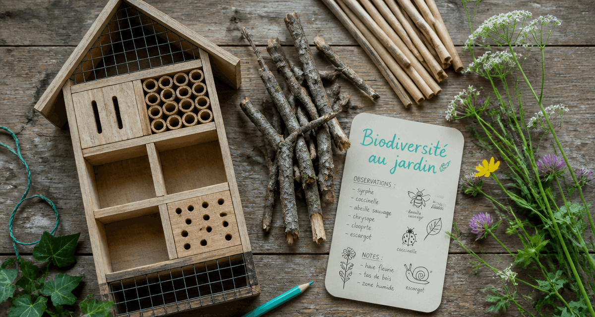 hôtel à insectes inconvénients, compartiments vides et observation biodiversité