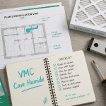 plan vmc cave humide avec outils et checklist