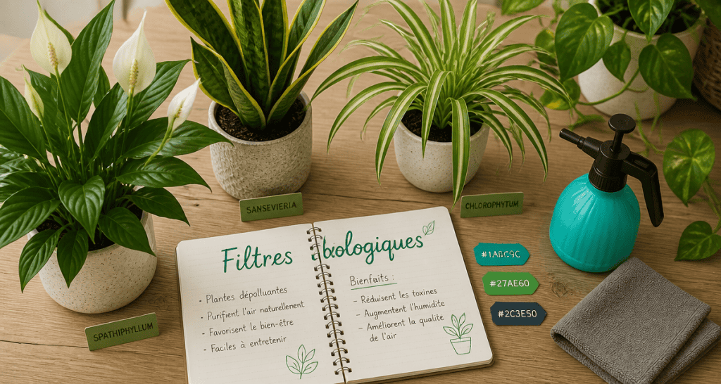Plantes d'interieur depolluante pots et entretien