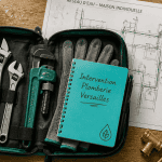 outils plombier versailles sur plan de travail