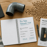 poêle à granulés palazzetti 9kw prix flat-lay