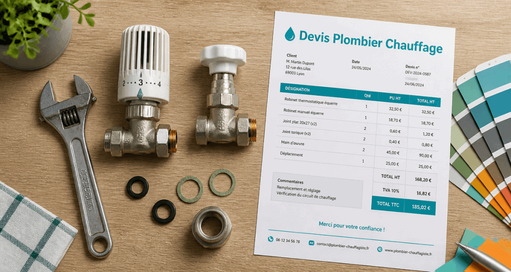 prix d un plombier pour changer un robinet de radiateur outils devis
