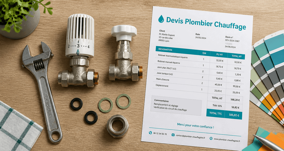 prix d un plombier pour changer un robinet de radiateur outils devis