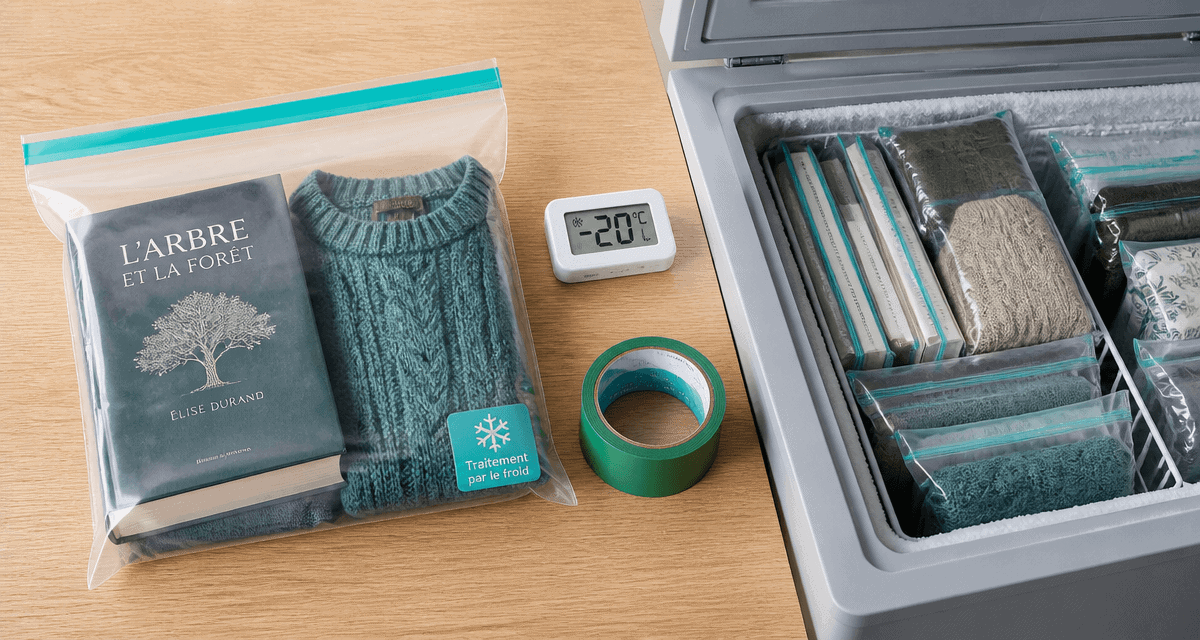 punaise de lit congélateur combien de temps sac hermétique thermomètre